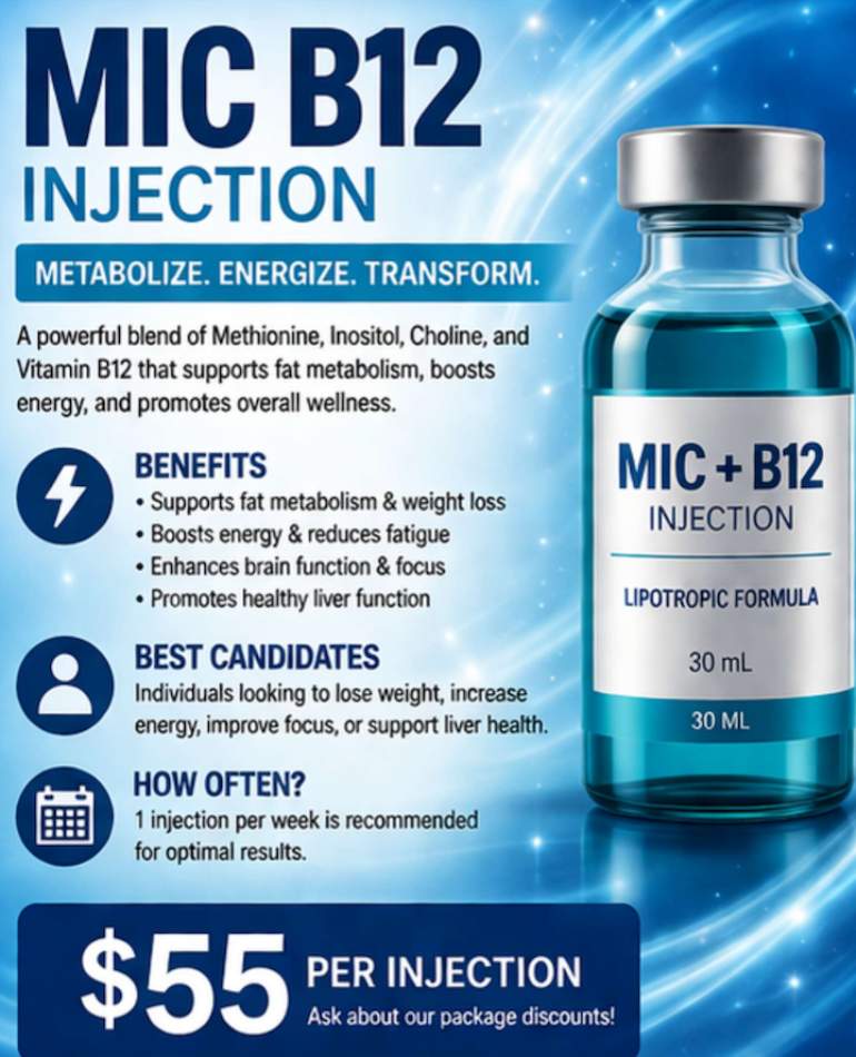 combo pack injections b12 b6 mic in gilbert az Injection Therapy - Aligned Integrative Medicine
